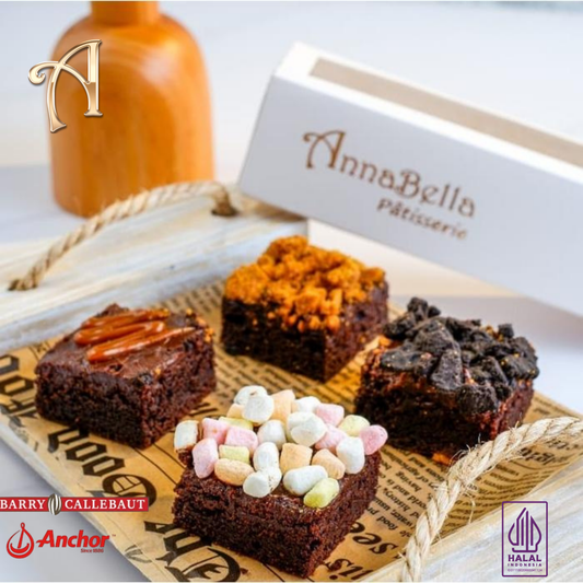 4PCS Brownies in Gift Box | Special Price Rp38.000