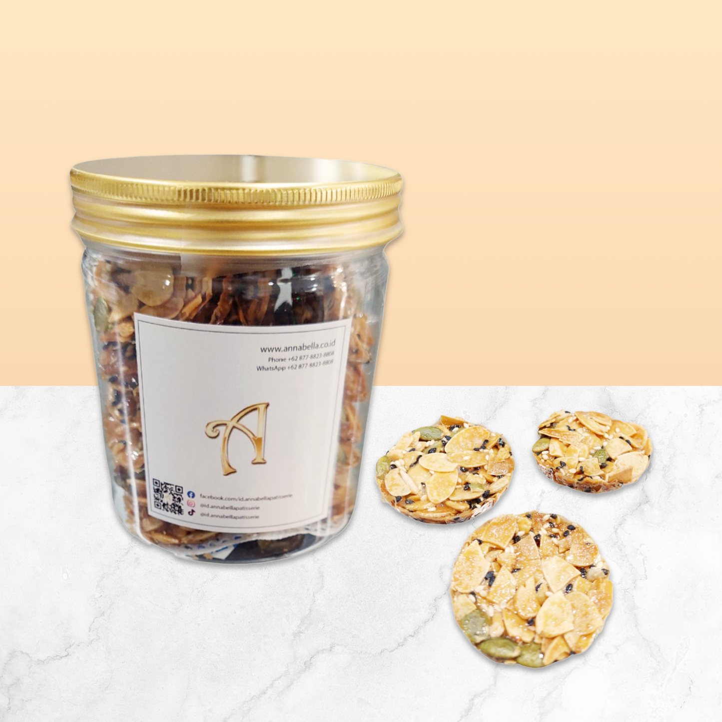 Premium Florentine Cookies Almond | Snack | Florenta | Special Price Rp79.000