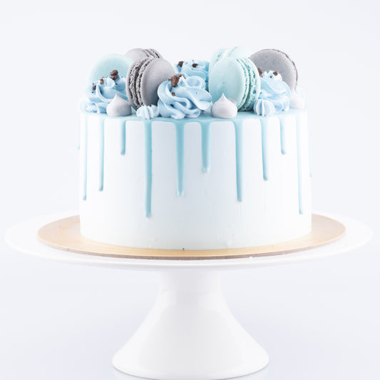 Cookies & Cream Cake | Pre-order H-3 | 6PCS Macarons included | 16cm | Special Price Rp399.000