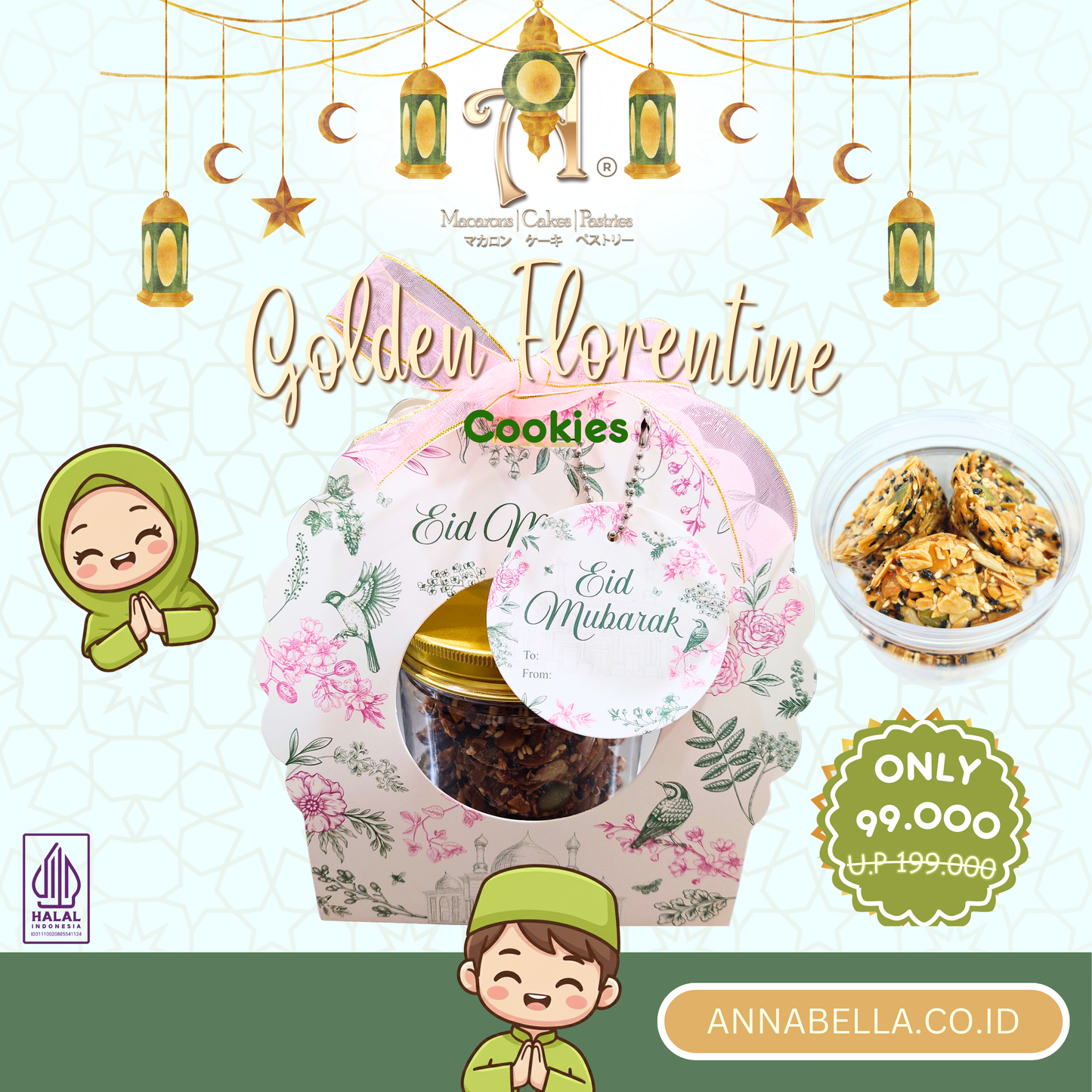 Pre Order Hamper Idul Fitri | Golden Florentine | Special Price Rp. 99,000