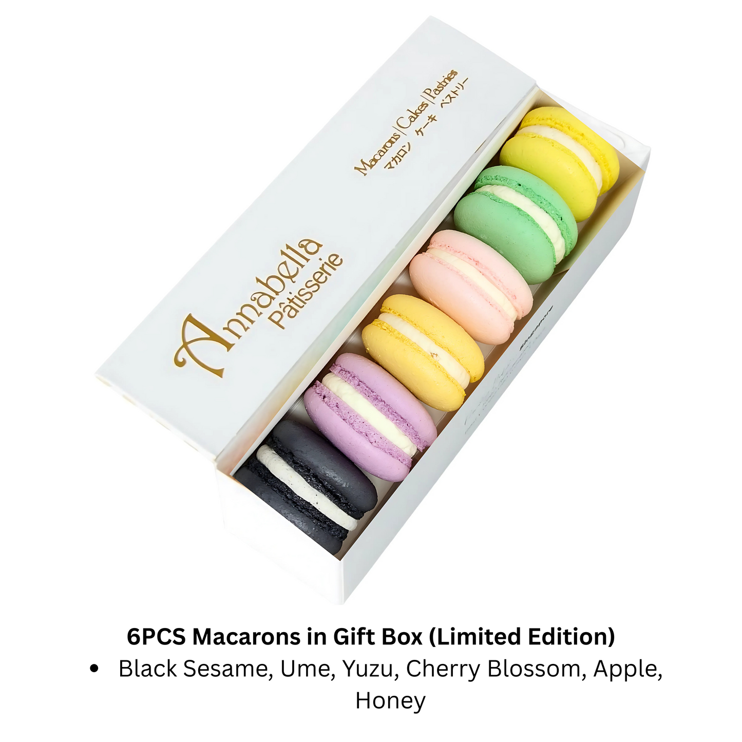 6PCS Limited Edition Macarons in Gift Box (Bloom) | Special Price Rp69.000