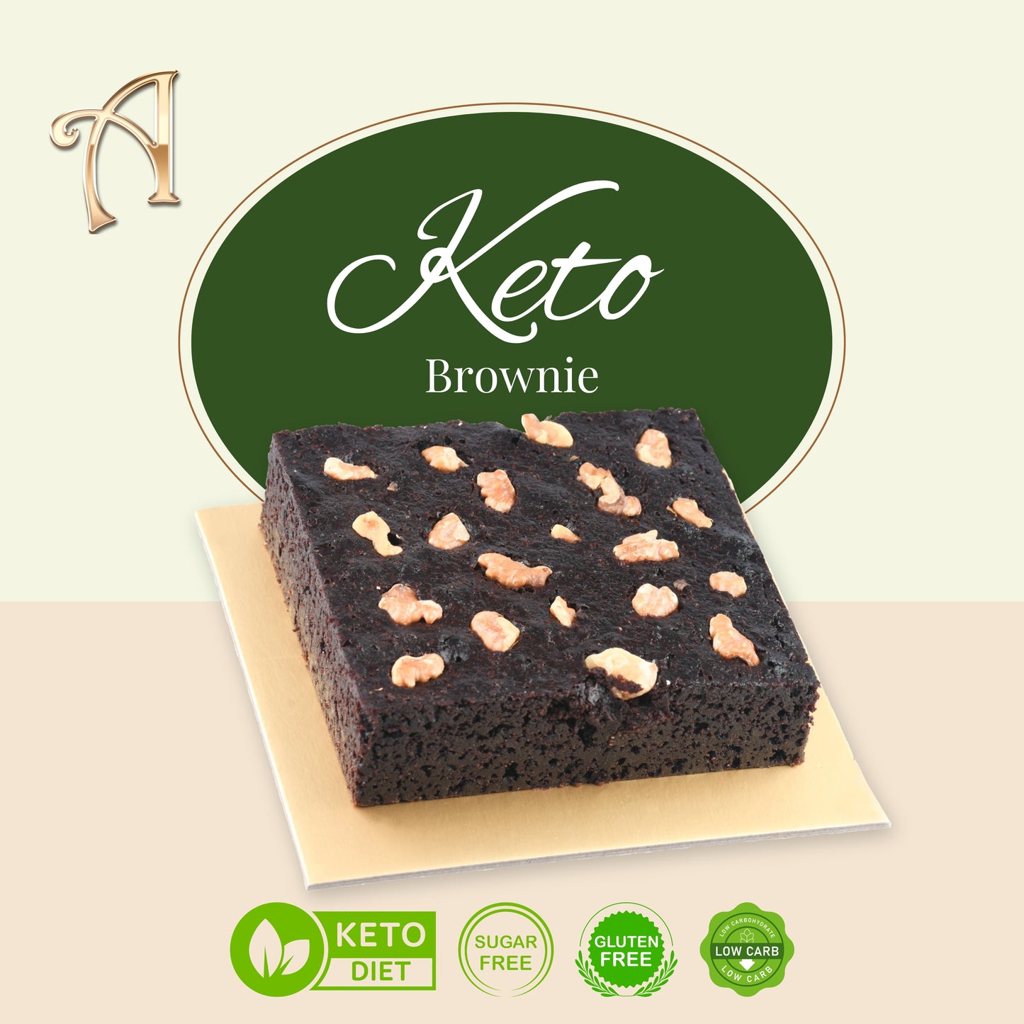Brownie | Keto Friendly | Sugar Free | Glutten Free | Low Carb | Special Price Rp99.000
