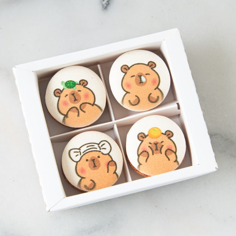 4PCS Capybara Macaron In Gift Box | Special Price Rp118,000