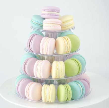 4 Tier Tower (40pcs Macarons) | Tower Included | Easy To Self Assemble (Classic Series)