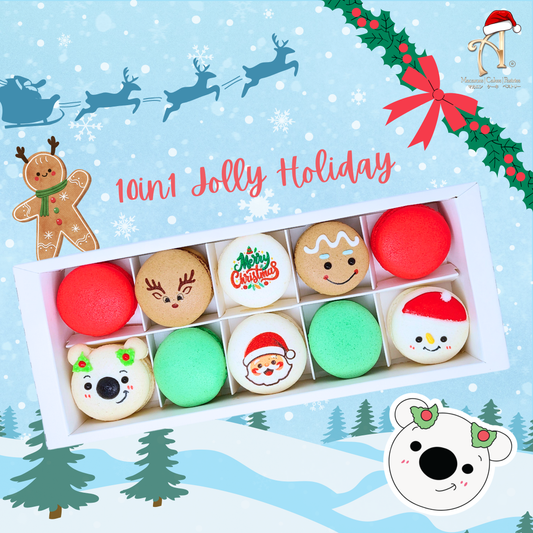 Pre Order Ho ho ho! | Merry Christmas | 10pcs Jolly Holiday in gift box | Special Price Rp.288,000