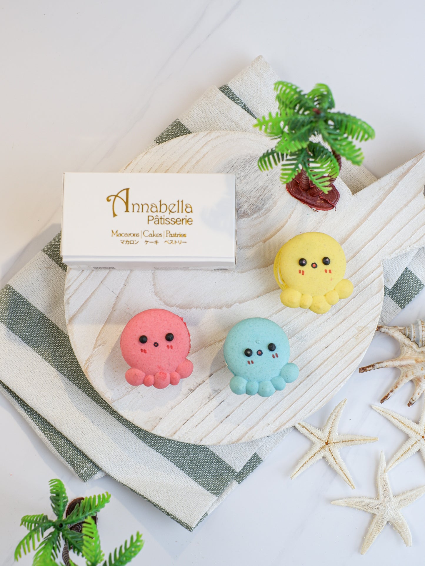 3PCS Octopi Macarons in Gift Box | Special Price Rp48.000