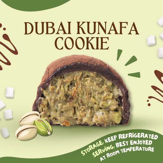 Dubai Kunafa Cookies | Dessert Box | Special Price Rp55.000