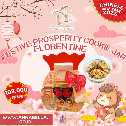 Pre Order Florentine | Festive Prosperity Cookie Jar | Special Price Rp.108,000