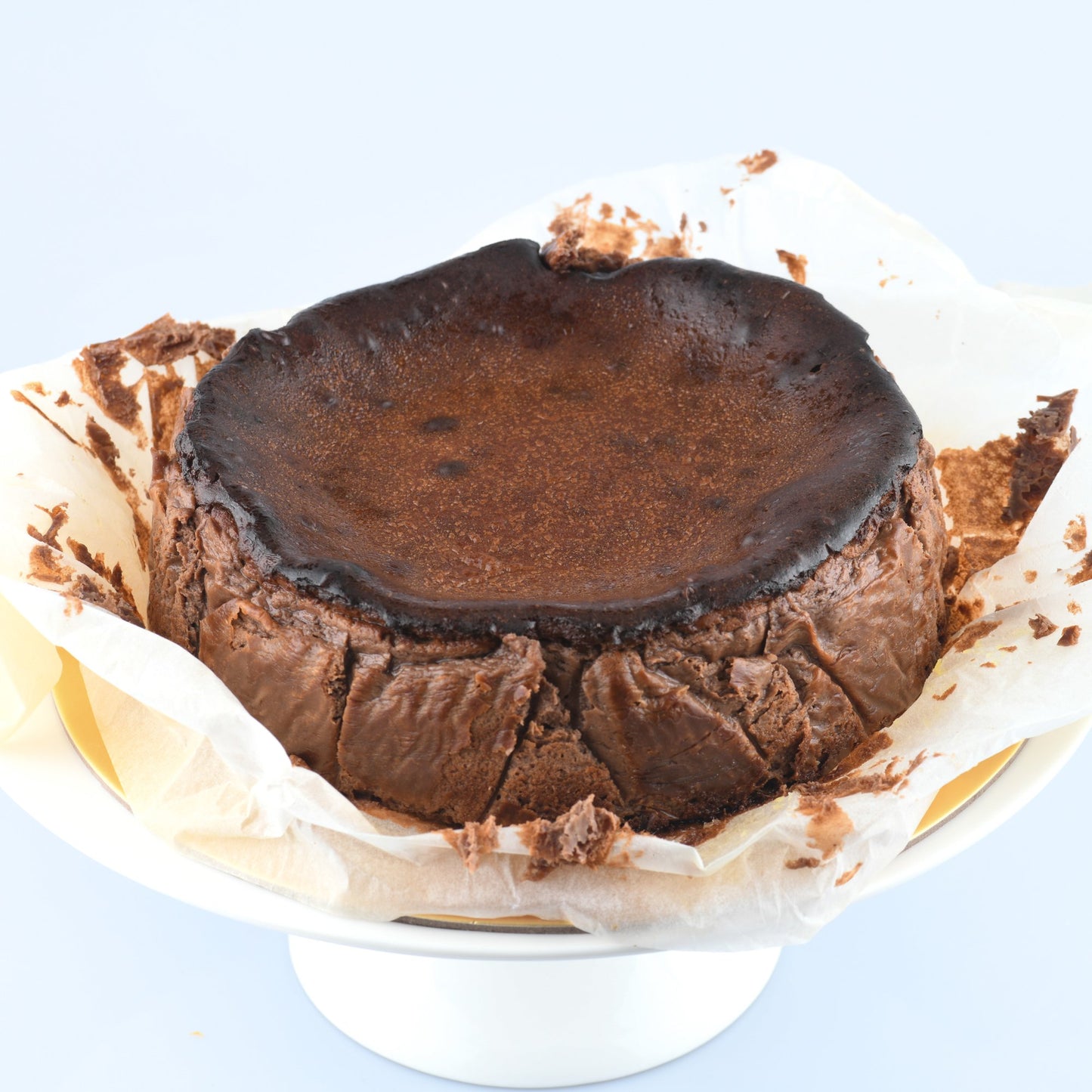 Burnt Chocolate Cheese Cake | Keto Friendly | Sugar Free | Gluten Free | Low Carb | 12cm | Special Price Rp155.000