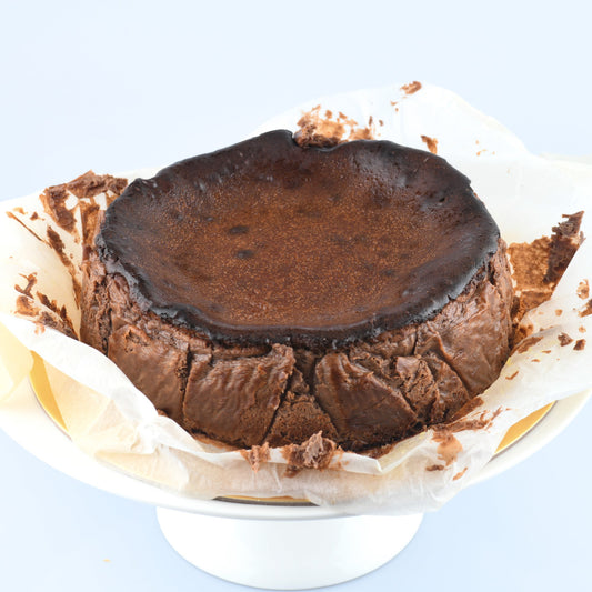 Burnt Chocolate Cheese Cake | Keto Friendly | Sugar Free | Gluten Free | Low Carb | 12cm | Special Price Rp155.000