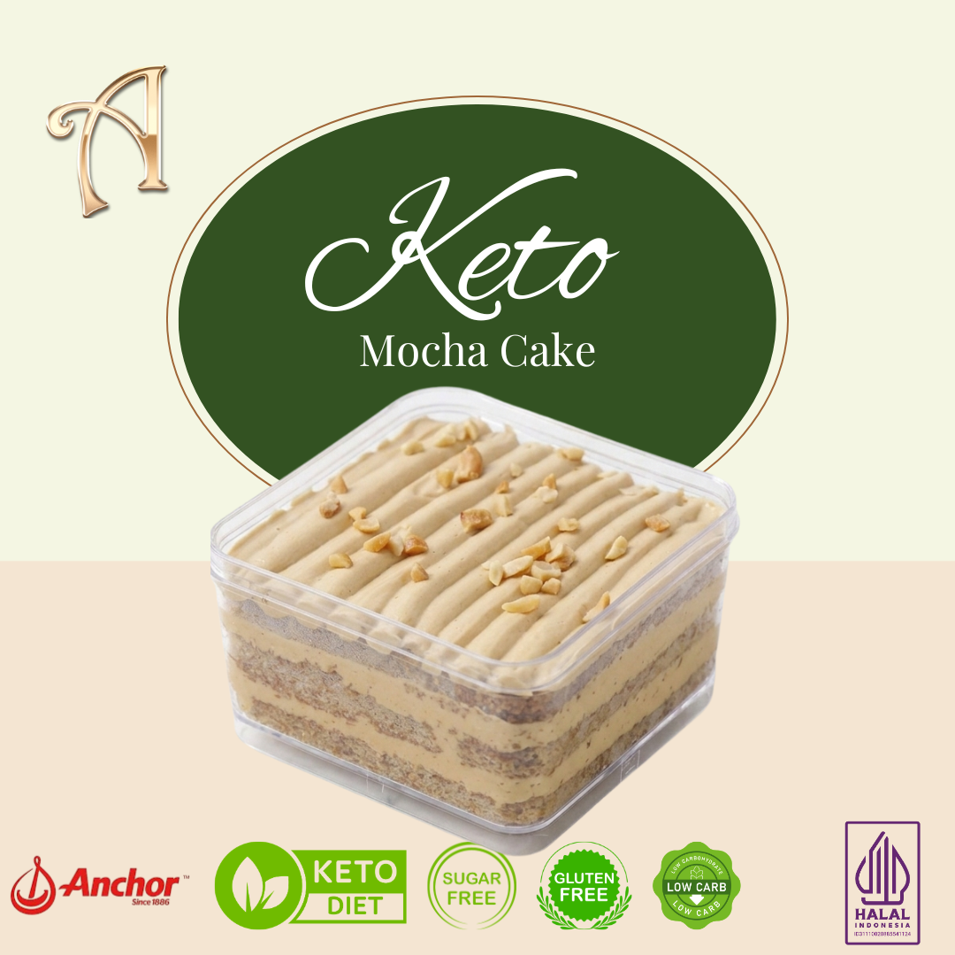 Mocha Cake | Keto Friendly | Sugar Free | Gluten Free | Low Carb | Special Price Rp115.000
