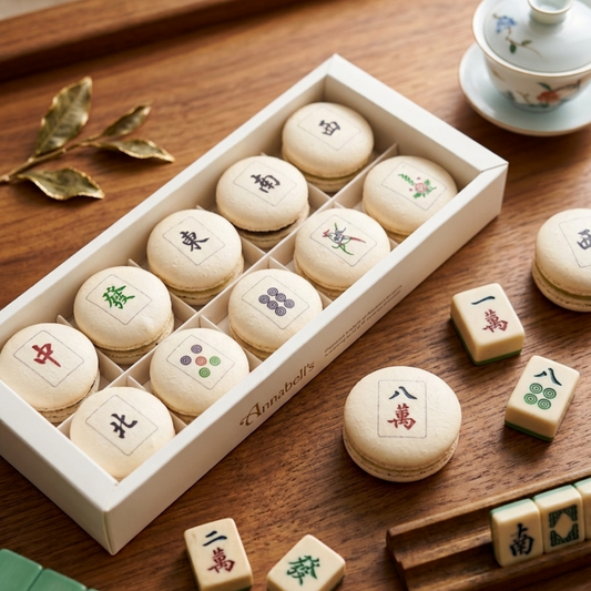 10PCS Mahjong Macarons in Gift Box | Limited Edition | Special Price Rp199.000