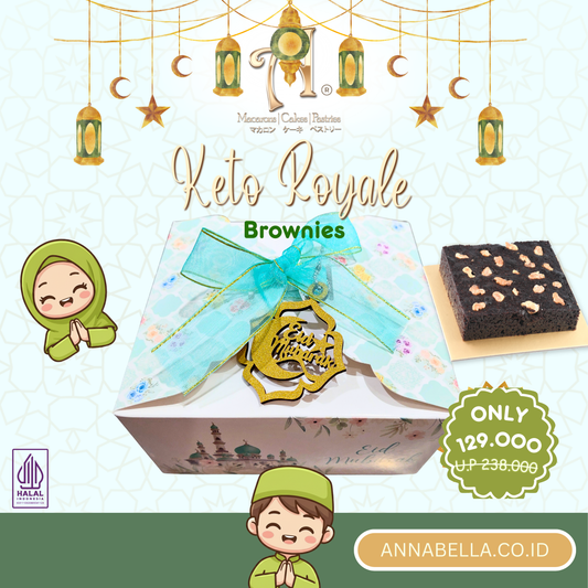 Pre Order Hamper Idul Fitri | Royale Keto Brownies | Special Price Rp. 129,000
