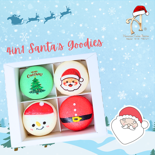 Pre Order Ho ho ho! | Merry Christmas | 4pcs Santa Goodies in gift box | Special Price Rp.118,000